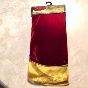 NWT Lg Luxe Christmas Tree Skirt 52"